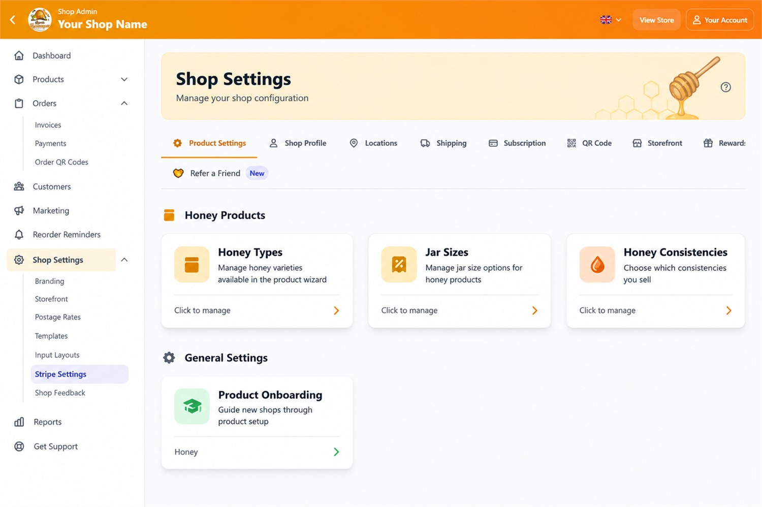 Desktop dashboard